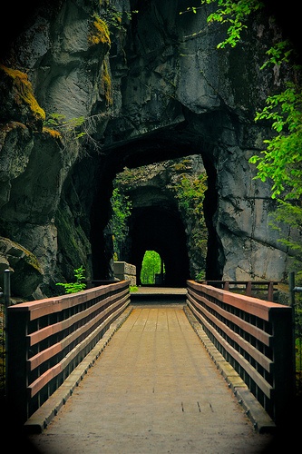 Old-railroad-tunnels-in-Hope-British-Columbia