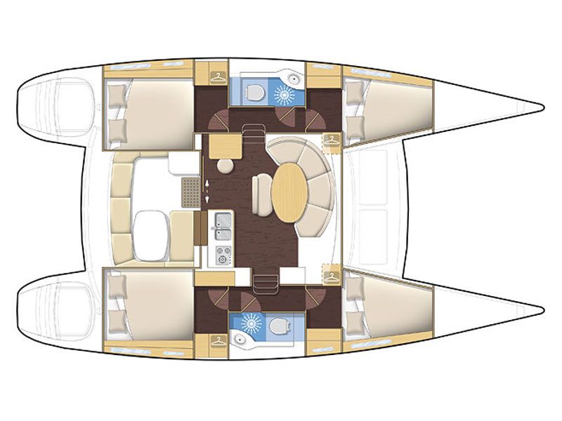 LAGOON 380 (3 CAB+1)