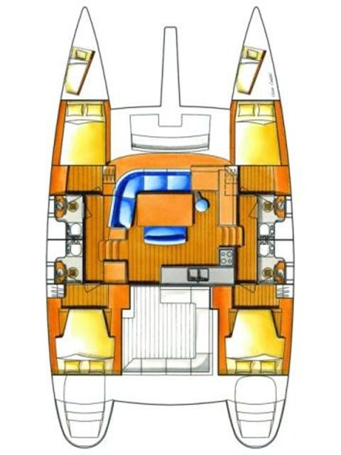 Lagoon 440 - 4 cab