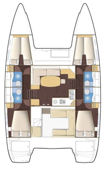 Lagoon 400 - 4 cab