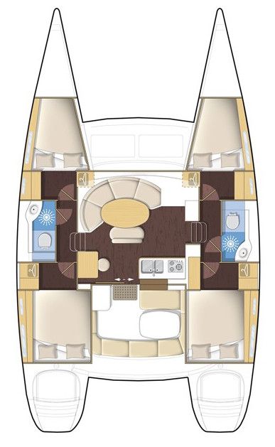 Lagoon 380 - 4 cab