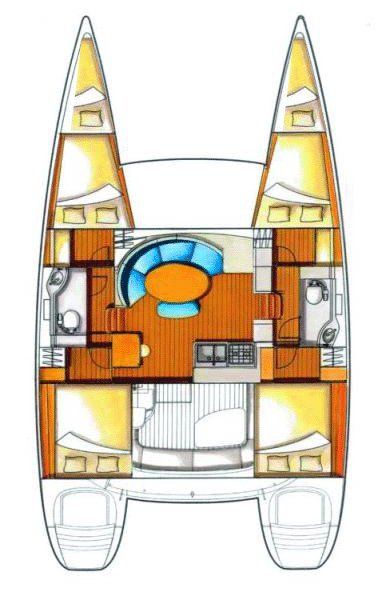 Lagoon 380 - 6 cab