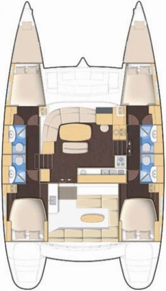 Lagoon 440 - 4+2 cab