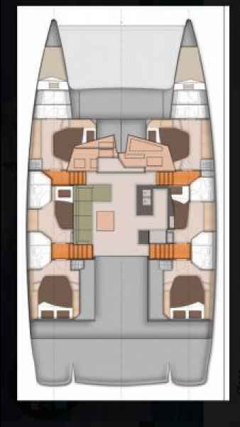 Fountaine Pajot Sanya 57 - 5 + 1 cab