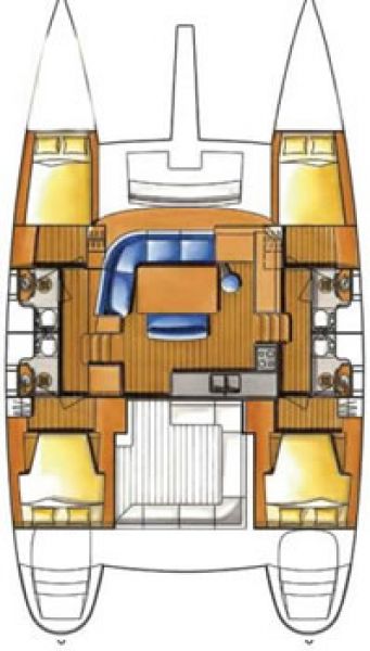 Lagoon 440 - 4+2 cab