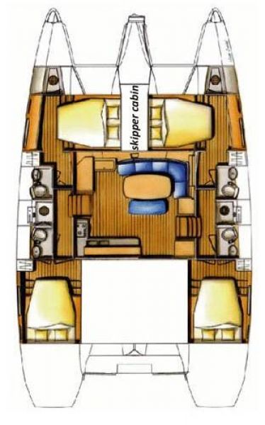 Lagoon 420 - 5 cab