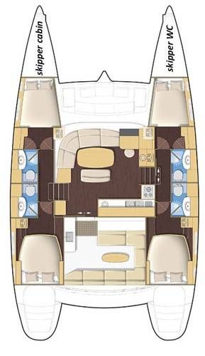 Lagoon 440 - 5 cab