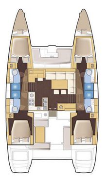 Lagoon 450 - 4 cab