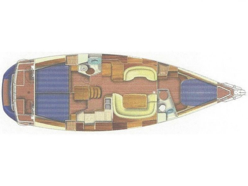 Sun Odyssey 45-3 Cabin