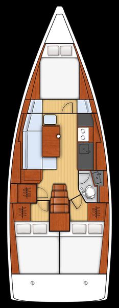 Oceanis 38 - 3 cab