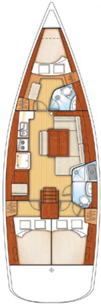 Oceanis 43 - 3 cab