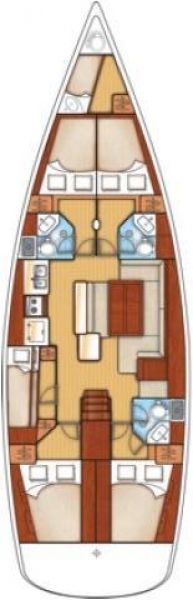 Oceanis 50 Family - 6 cab