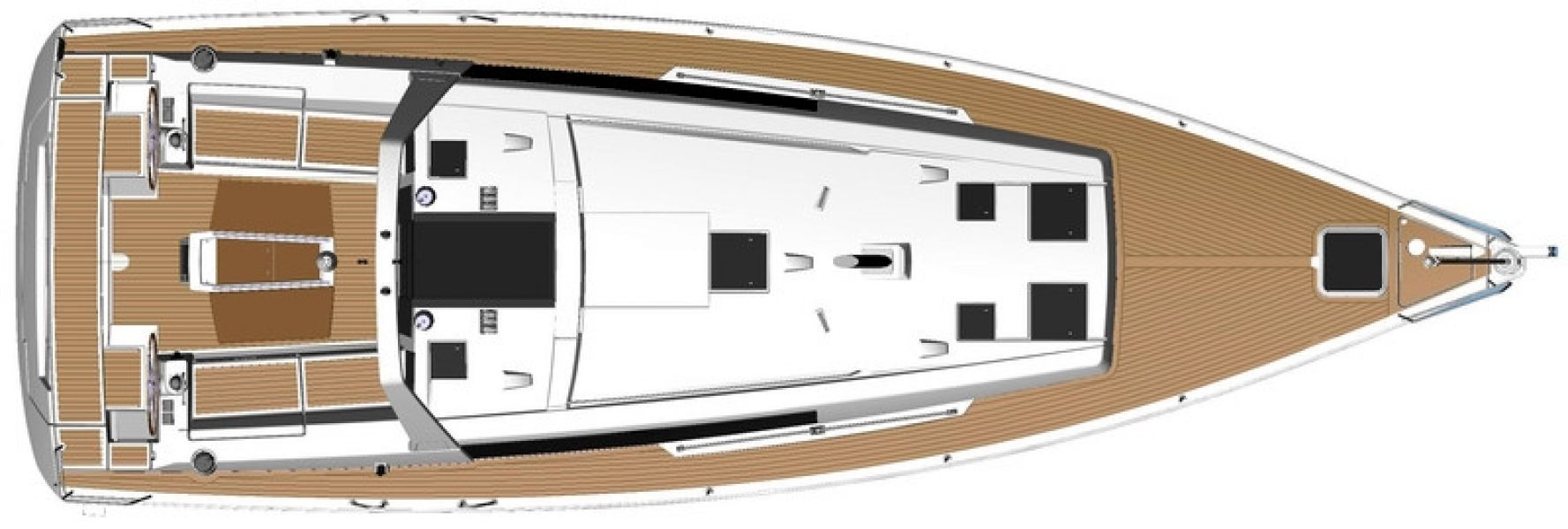 Oceanis 45, 3 WC