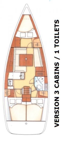 Oceanis 45 - 3 cab