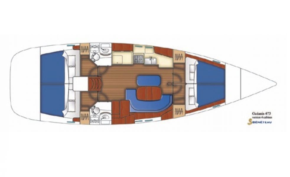 Oceanis 473 (3 cab)