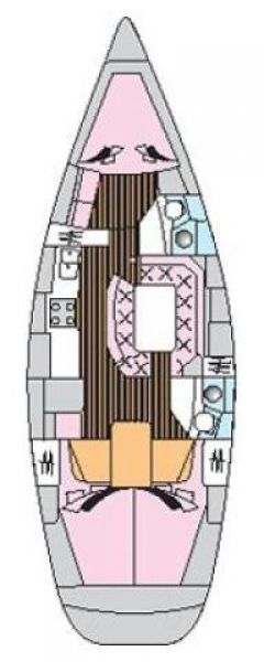 Sun Odyssey 422 Exclusive - 3 cab