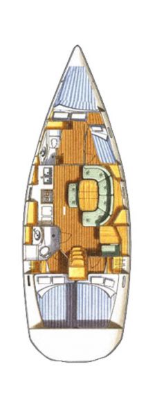 Oceanis Clipper 411 - 4 cab