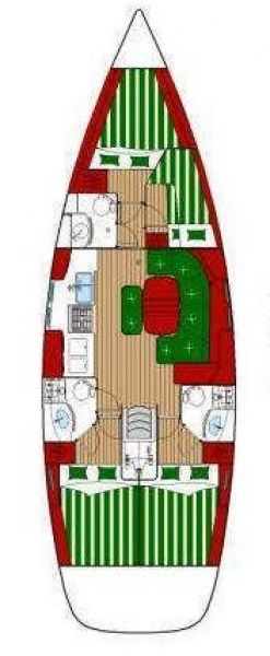 Oceanis Clipper 423 - 4 cab