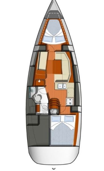 Sun Odyssey 36i - 2 cab