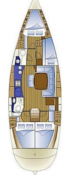 Bavaria 44 - 3 cab