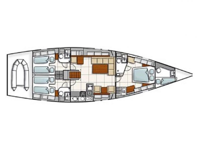 Hanse 540 WITH SKIPPER