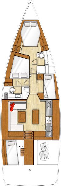 Beneteau Sense 50 - 3+1 cab