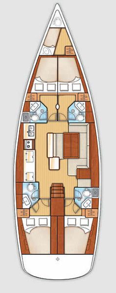 Oceanis 50 - 5 cab