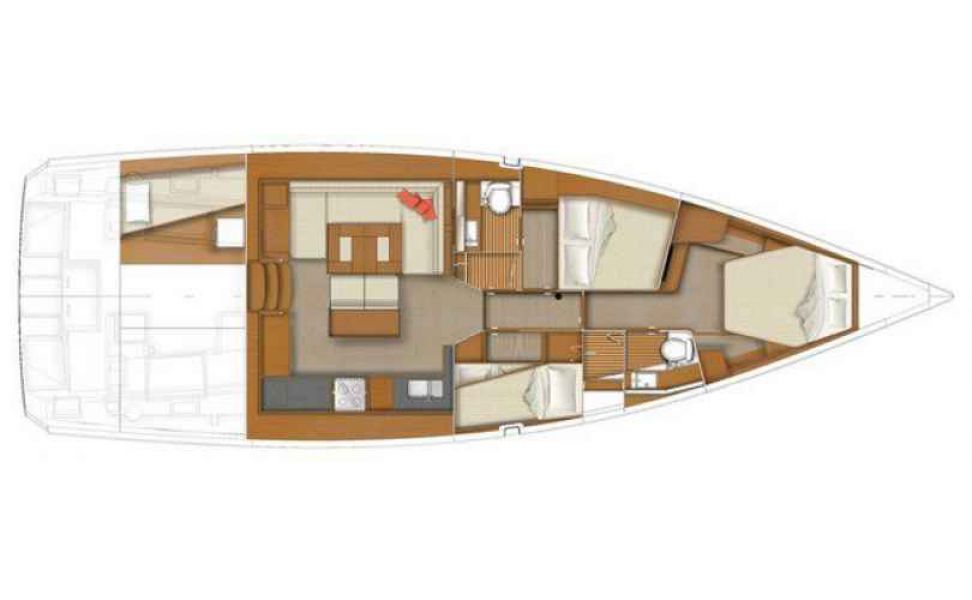 Beneteau Sense 50 - 3+1 cab