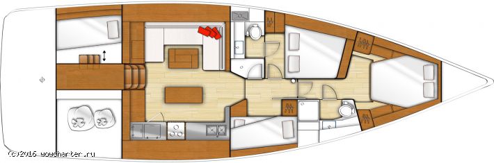 Beneteau Sense 50 - 3+1 cab
